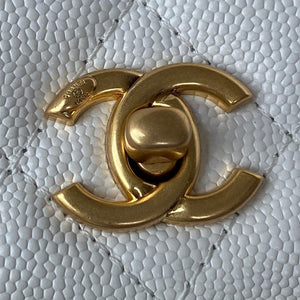 Chanel AP2840 Small Flap Bags Calfskin White - Default Title - View 3