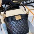 Chanel AP2902 Bucket Bag with Chain Chanel Lambskin Black - Default Title - View 1