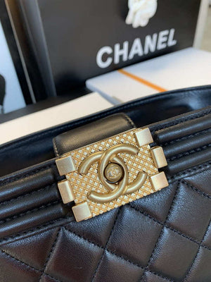 Chanel AP2902 Bucket Bag with Chain Chanel Lambskin Black - Default Title - View 4