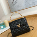 Chanel AP2944 Clutch with Chain Lambskin Black - Default Title - View 1