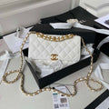 Chanel AP3019 Small Flap Bag WOC Calfskin Phone bag White - Default Title - View 1