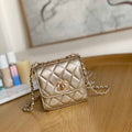 Chanel AP3020 Clutch with chain lambskin gold tone metal Gold - Default Title - View 1