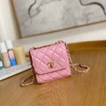 Chanel AP3020 Clutch with chain lambskin gold tone metal Pink - Default Title - View 1