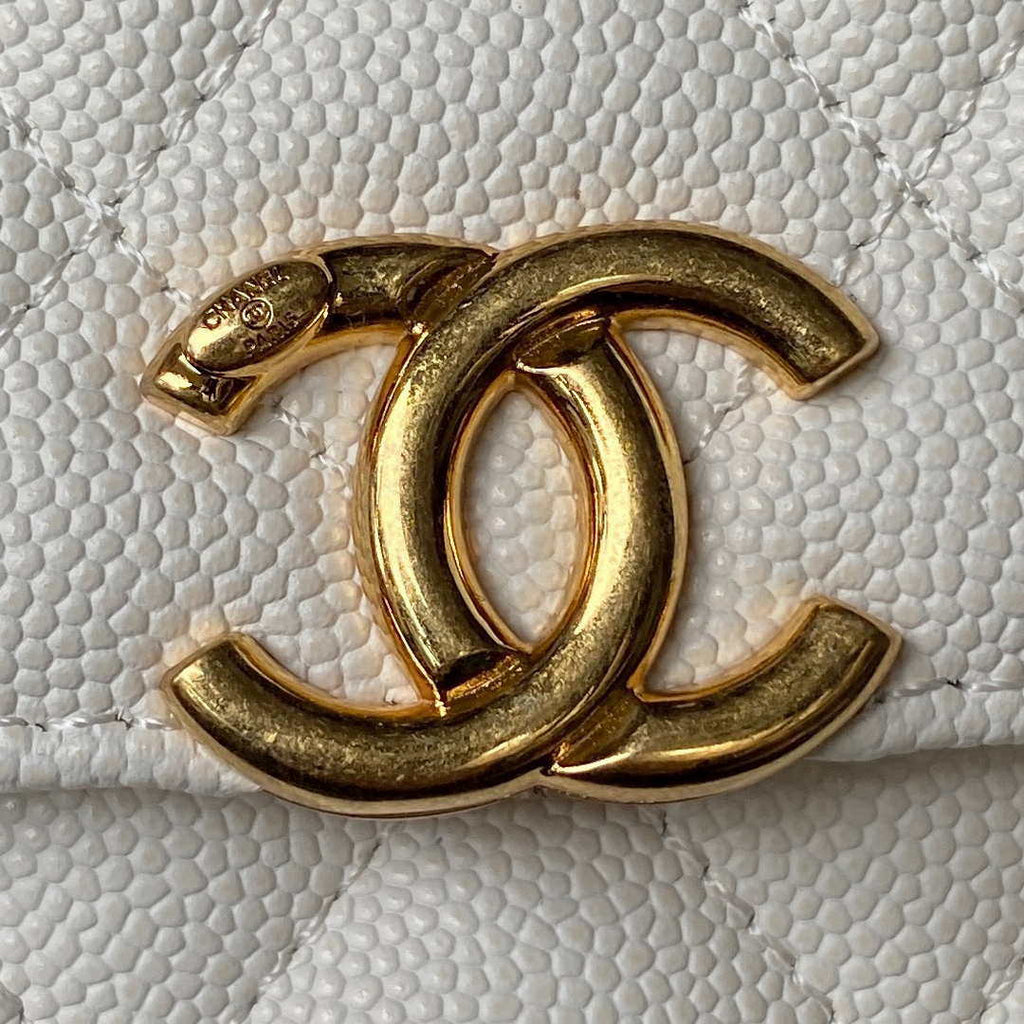Chanel AP3021 Mini Flap Bag WOC Calfskin Phone bag White