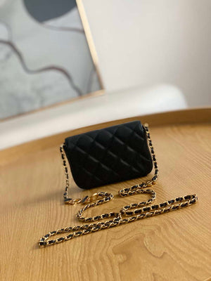 Chanel AP3036 Clutch With Chain lambskin Black - Default Title - View 2