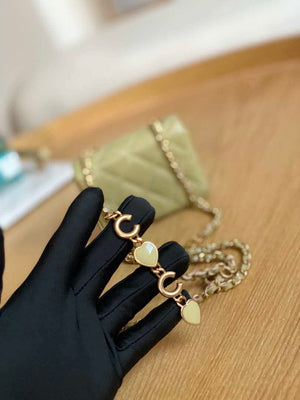 Chanel AP3037 BELT Bag Lambskin Enamel & Gold-Tone Metal Green - Default Title - View 4