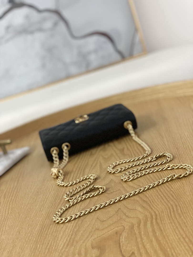 Chanel AP3043 WALLET ON CHAIN Lambskin & Gold-Tone Metal Black