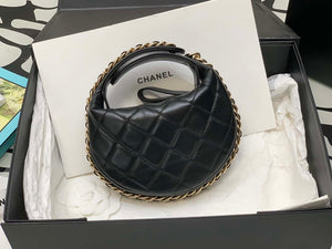 Chanel AP3095 Pouch Lambskin & Gold-Tone Metal Black - Default Title - View 7