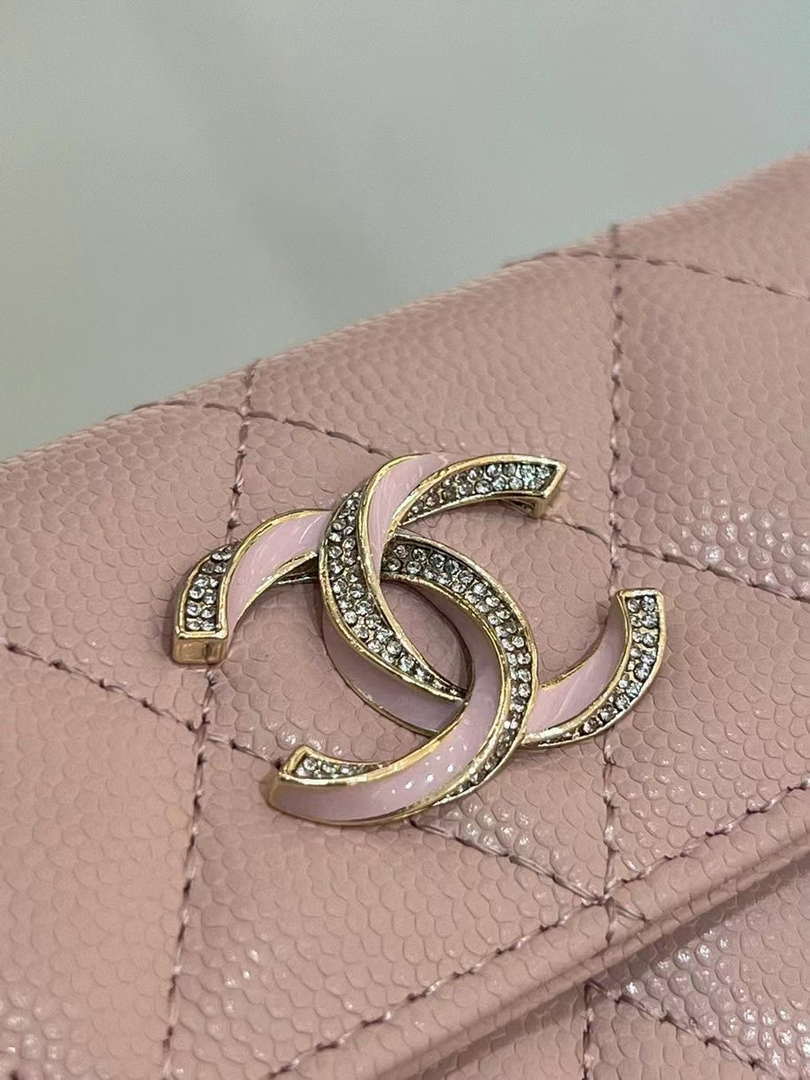 Chanel AP3128 23S Flap Card Holder Calfskin CC65025