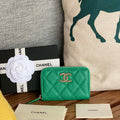 Chanel AP3185 23S Flap Card Holder Calfskin CC65076 - Default Title - View 1