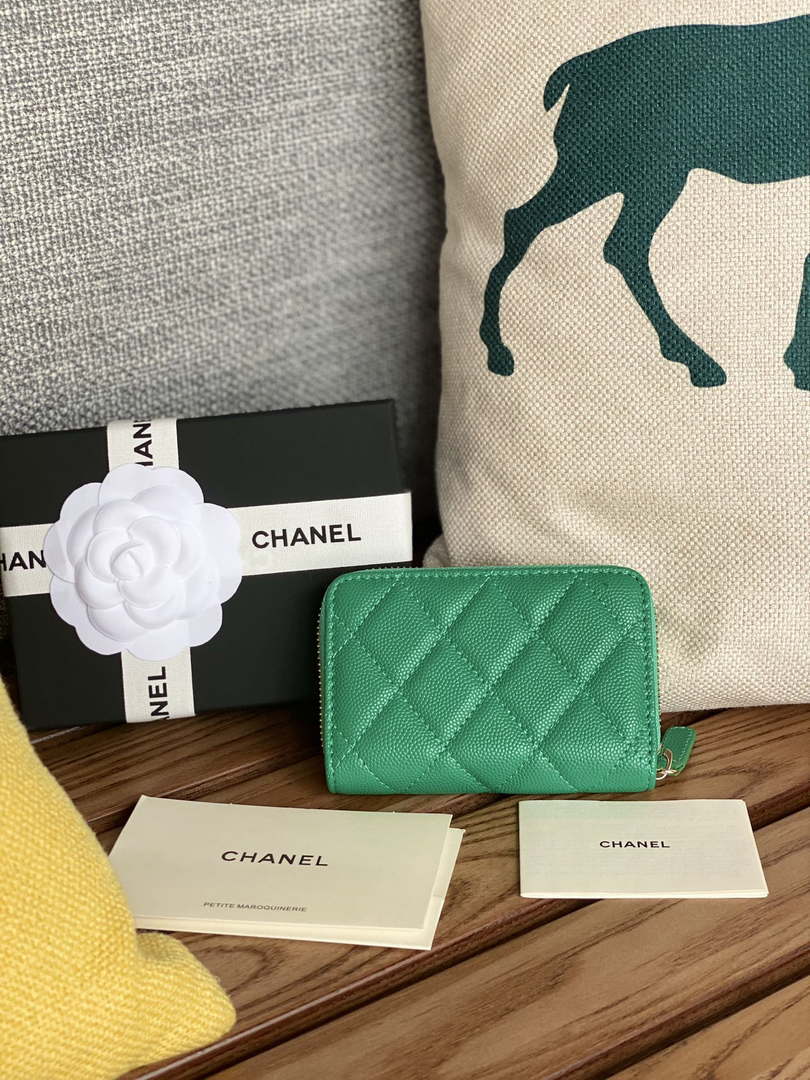 Chanel AP3185 23S Flap Card Holder Calfskin CC65076