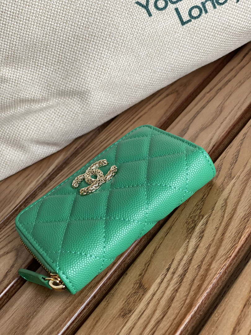 Chanel AP3185 23S Flap Card Holder Calfskin CC65076