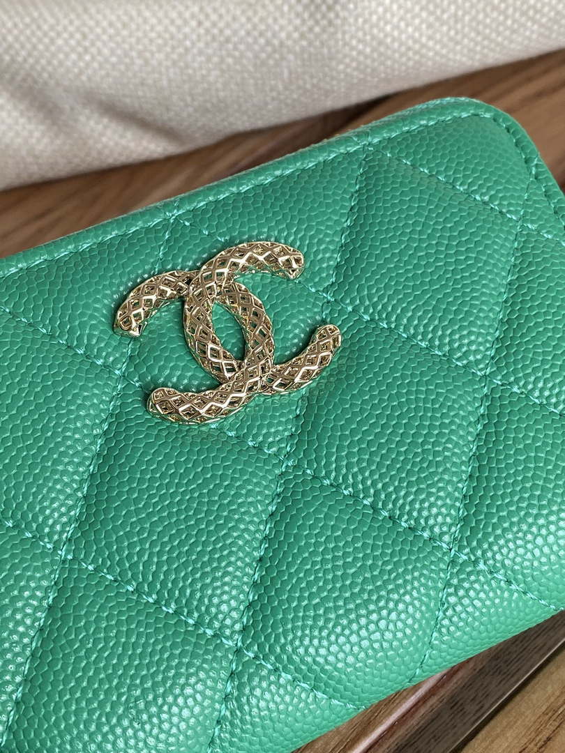 Chanel AP3185 23S Flap Card Holder Calfskin CC65076