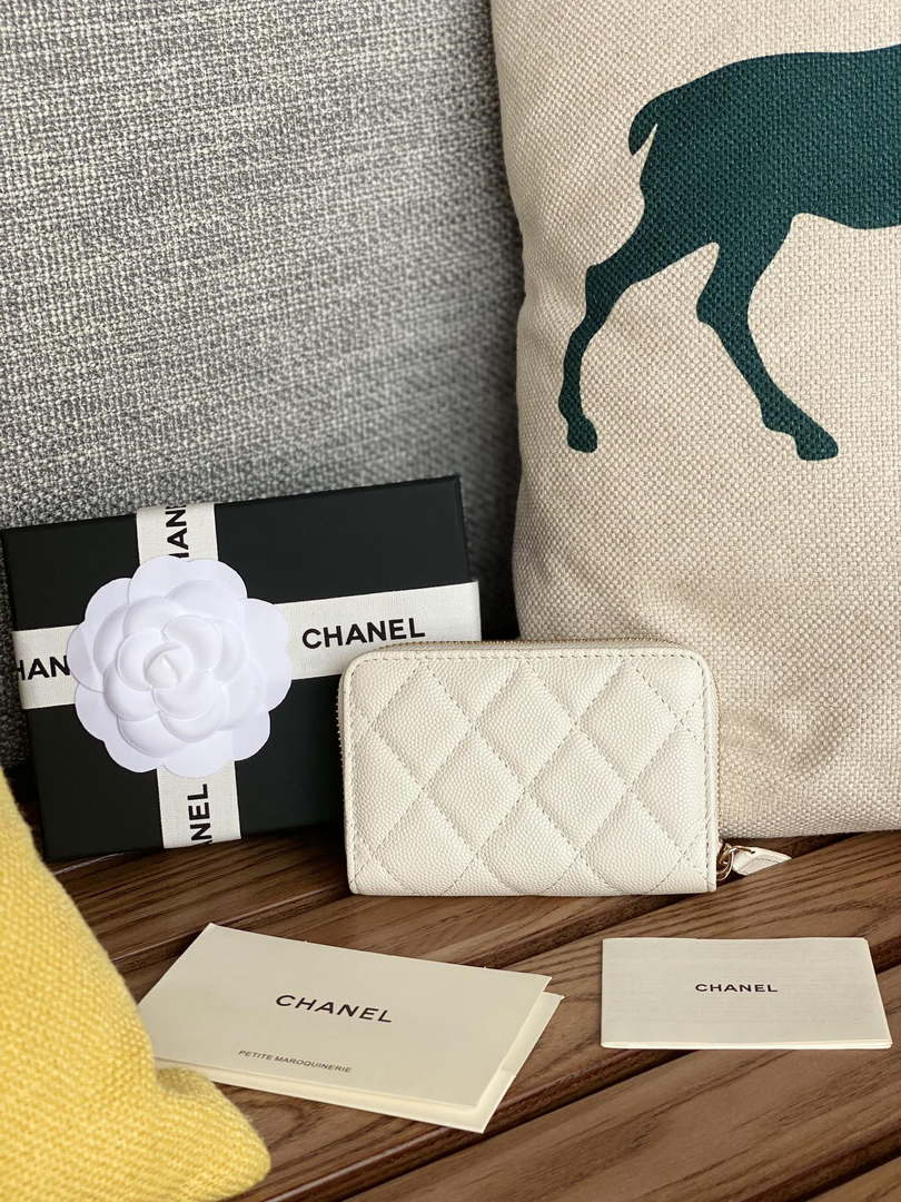 Chanel AP3185 23S Flap Card Holder Calfskin CC65077