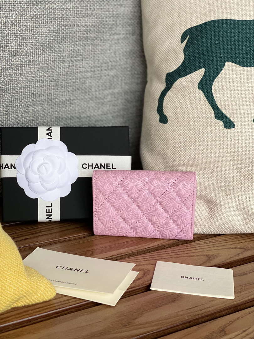 Chanel AP3186 23S Flap Card Holder Calfskin CC65030
