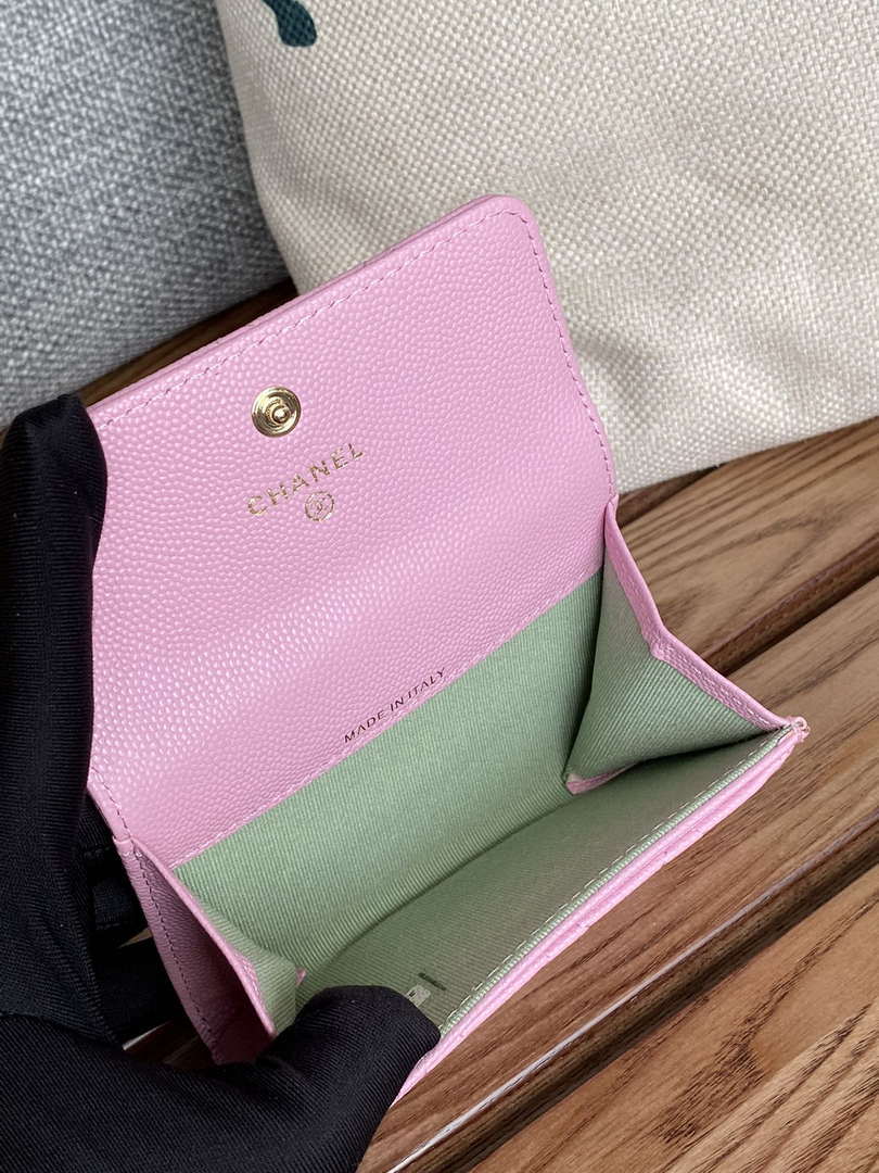 Chanel AP3186 23S Flap Card Holder Calfskin CC65030