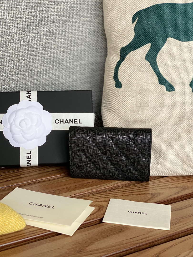 Chanel AP3186 23S Flap Card Holder Calfskin CC65031