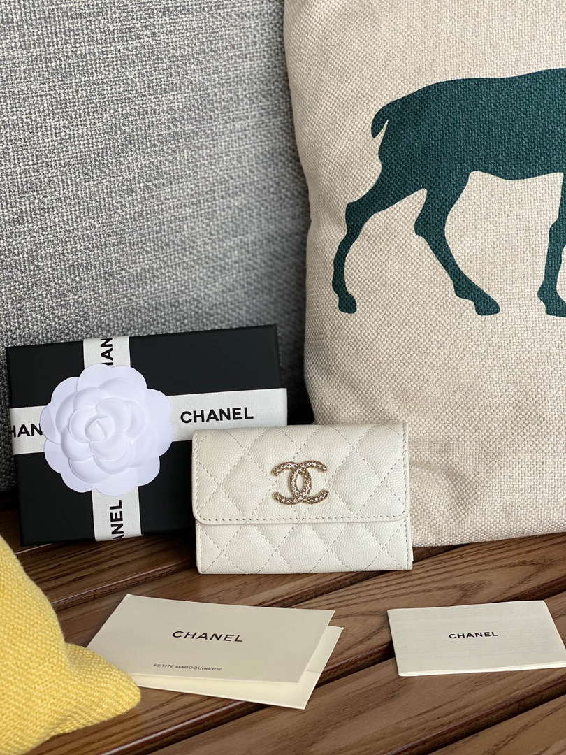 Chanel AP3186 23S Flap Card Holder Calfskin CC65032 - Default Title - View 1