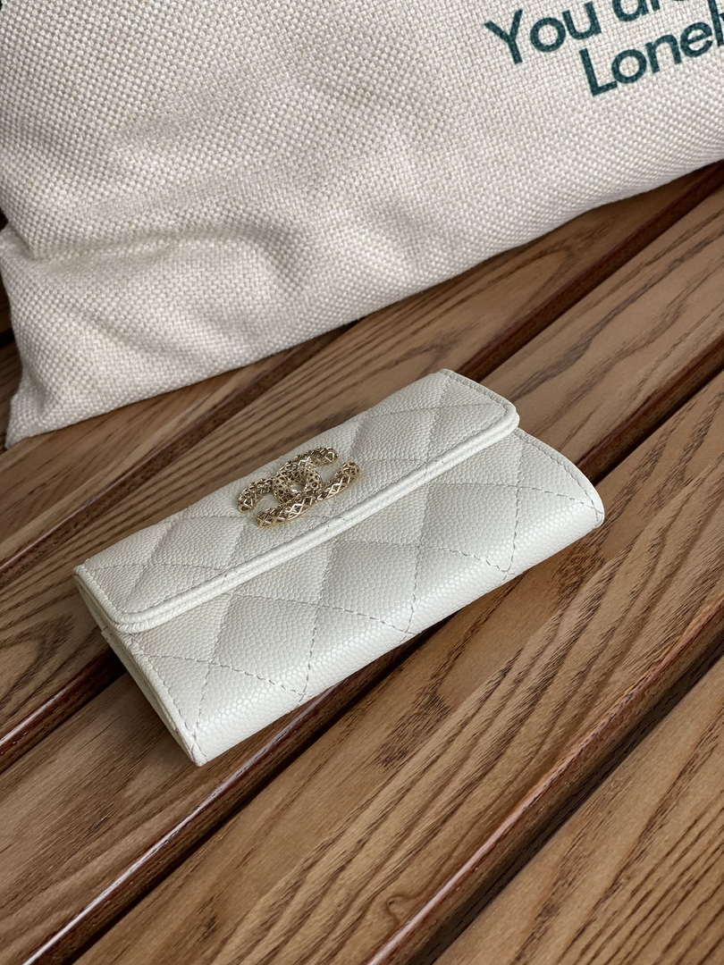 Chanel AP3186 23S Flap Card Holder Calfskin CC65032