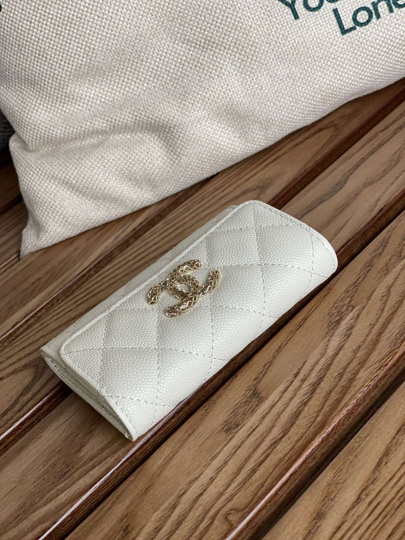 Chanel AP3186 23S Flap Card Holder Calfskin CC65032