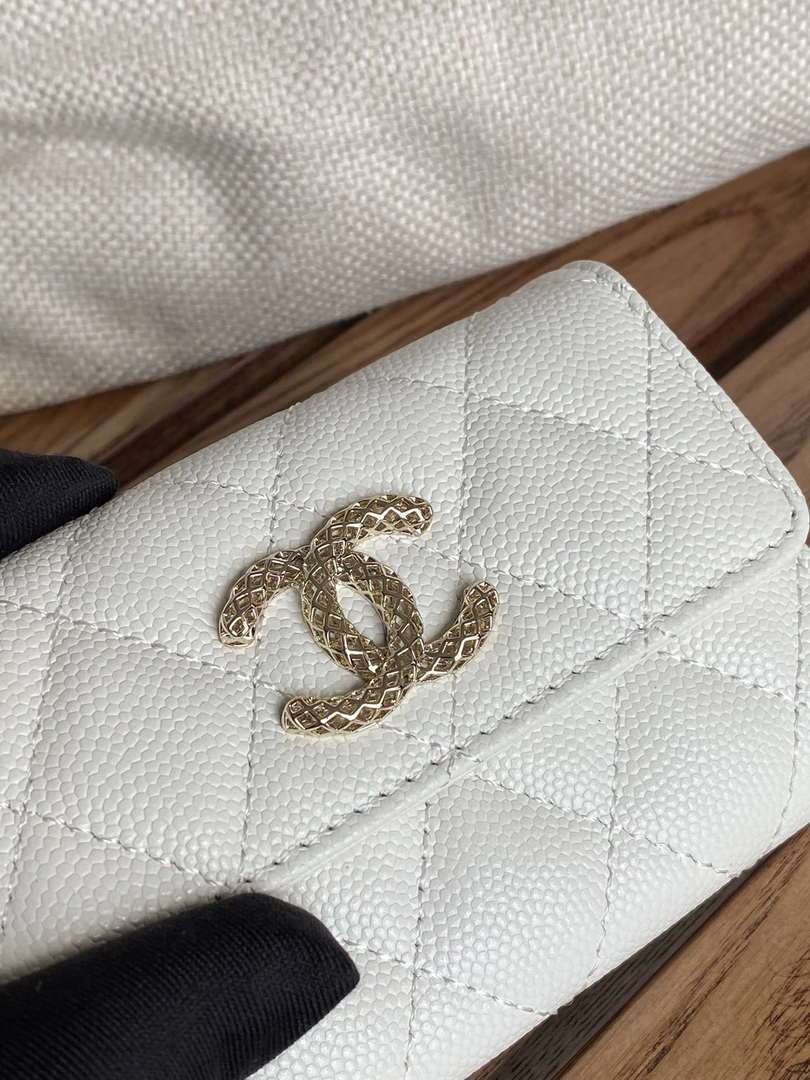 Chanel AP3186 23S Flap Card Holder Calfskin CC65032