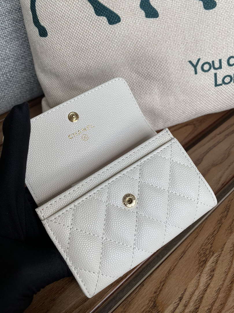 Chanel AP3186 23S Flap Card Holder Calfskin CC65032