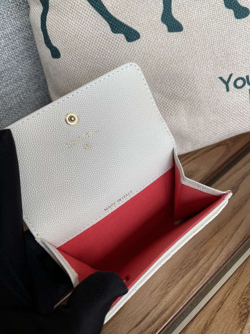 Chanel AP3186 23S Flap Card Holder Calfskin CC65032