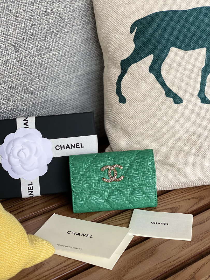 Chanel AP3186 23S Flap Card Holder Calfskin CC65033 - Default Title - View 1