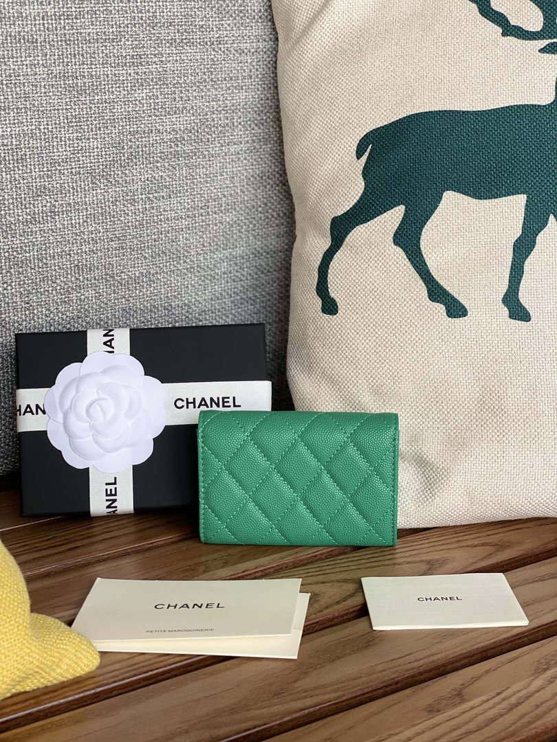 Chanel AP3186 23S Flap Card Holder Calfskin CC65033