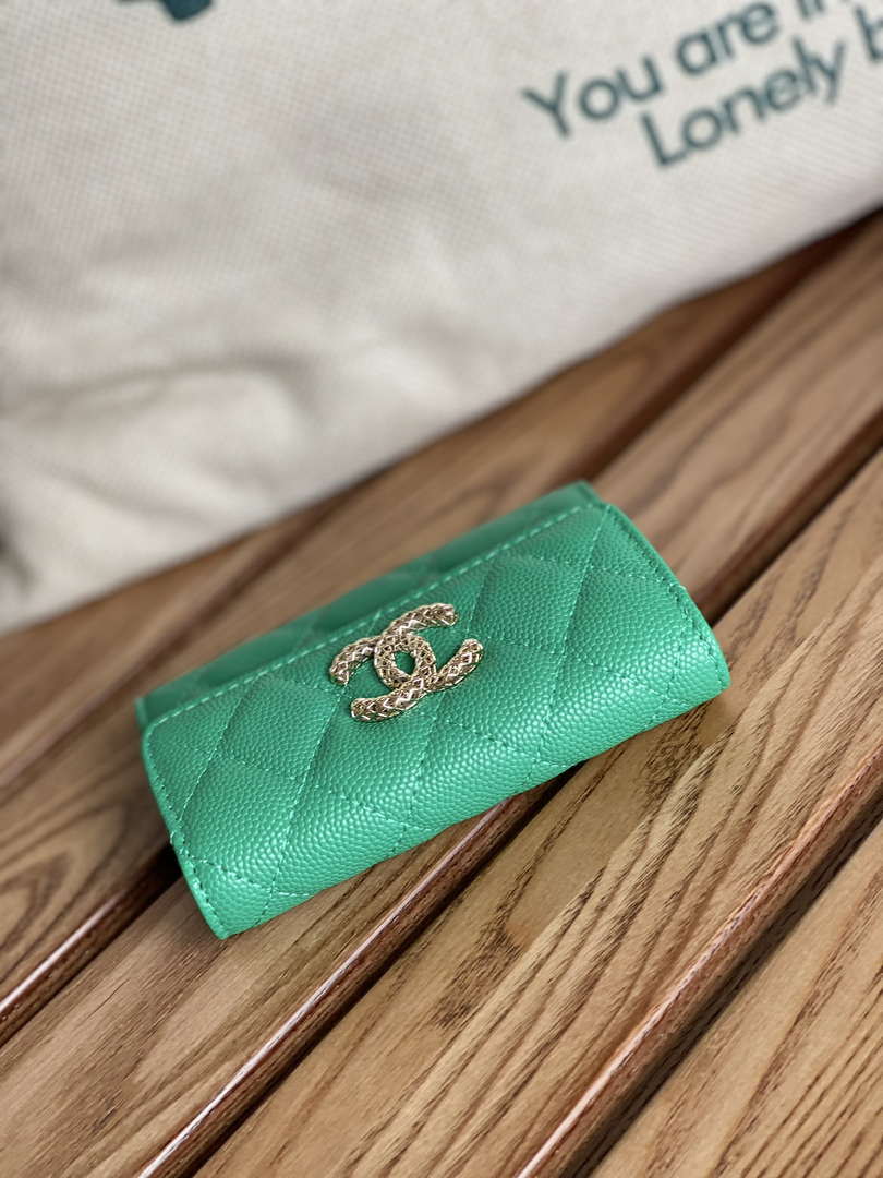 Chanel AP3186 23S Flap Card Holder Calfskin CC65033
