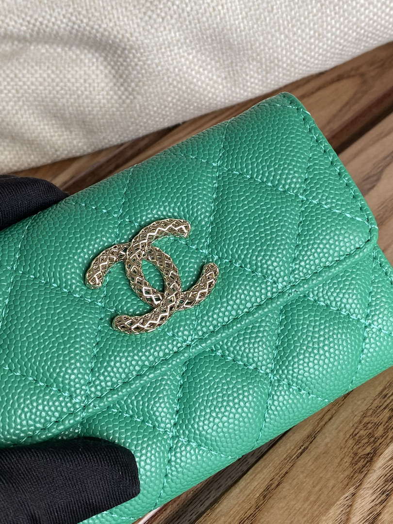 Chanel AP3186 23S Flap Card Holder Calfskin CC65033