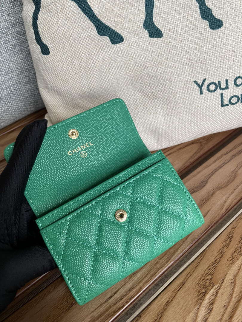 Chanel AP3186 23S Flap Card Holder Calfskin CC65033