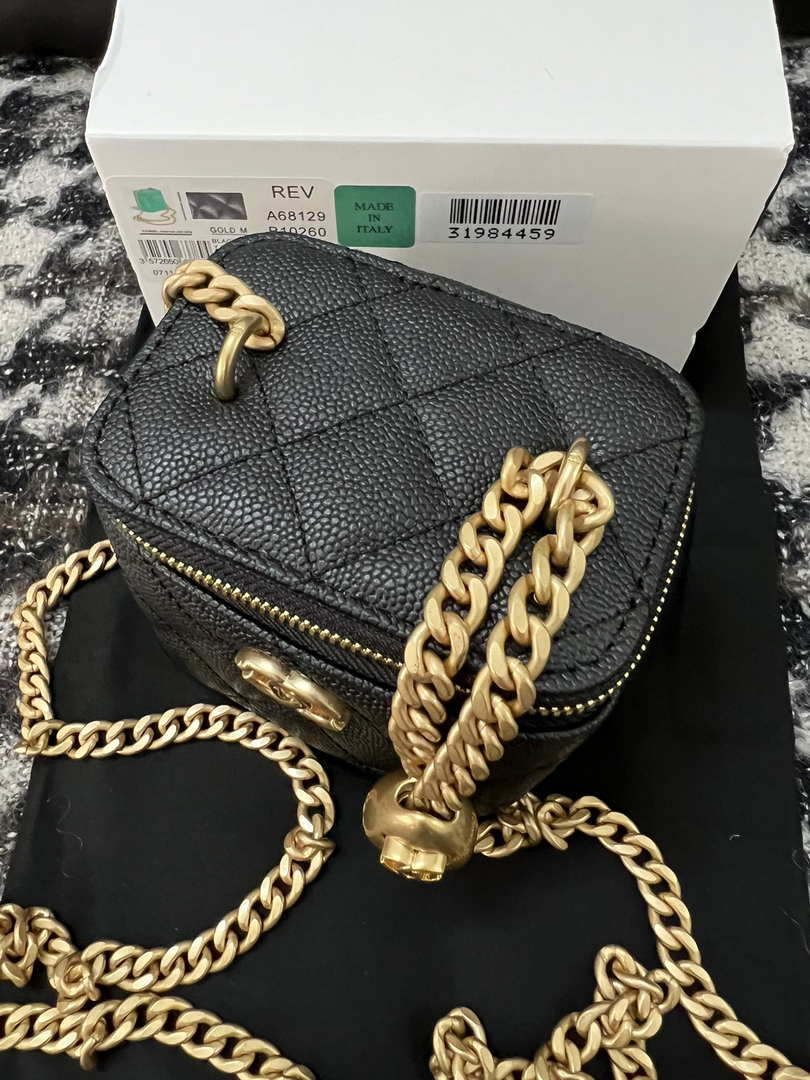 Chanel AP3203 Clutch With Chain Grained Calfskin Black - Default Title - View 2