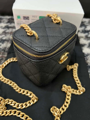 Chanel AP3203 Clutch With Chain Grained Calfskin Black - Default Title - View 4