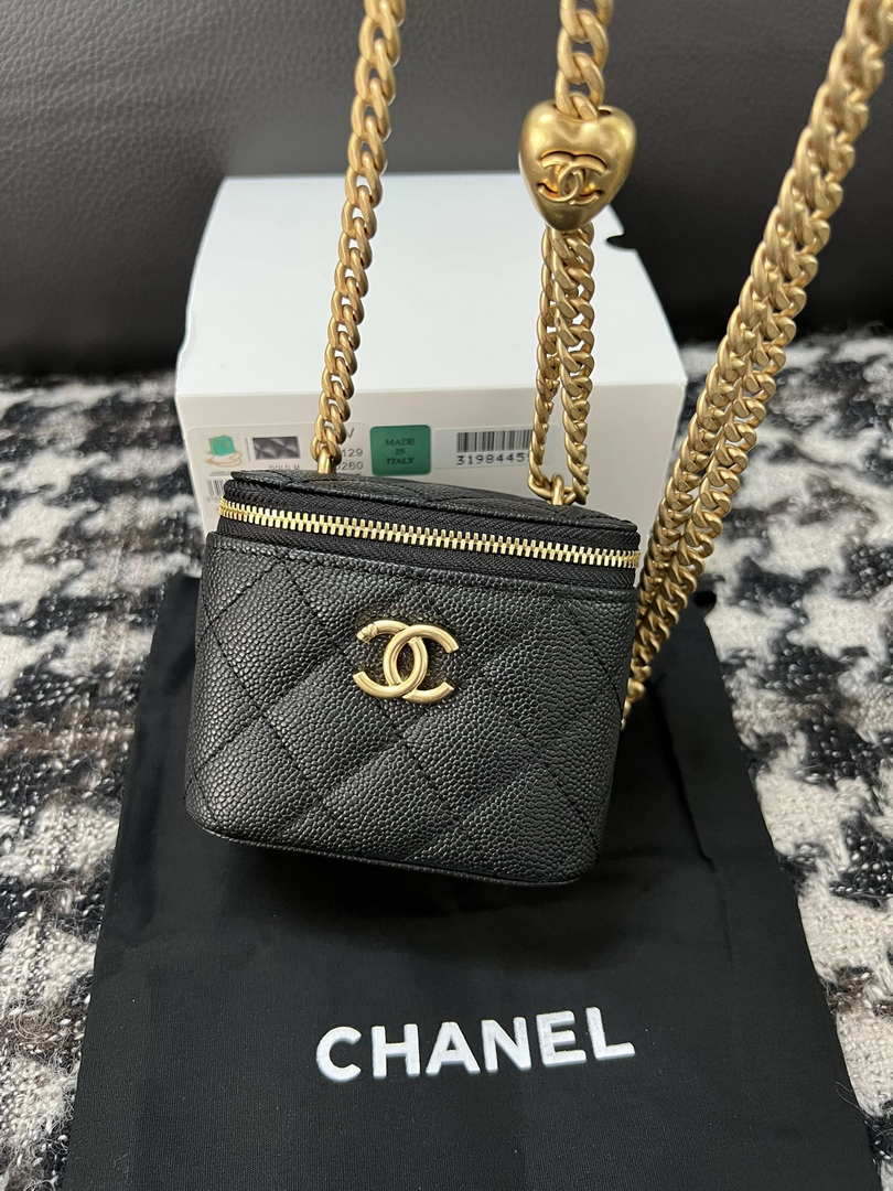 Chanel AP3203 Clutch With Chain Grained Calfskin Black - Default Title - View 6