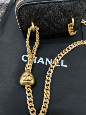 Chanel AP3203 Clutch With Chain Grained Calfskin Black - Default Title - View 7