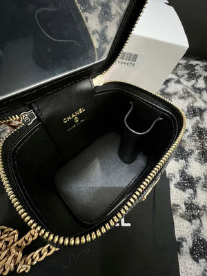Chanel AP3203 Clutch With Chain Grained Calfskin Black - Default Title - View 9