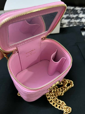 Chanel AP3203 Clutch With Chain Grained Calfskin Pink - Default Title - View 8