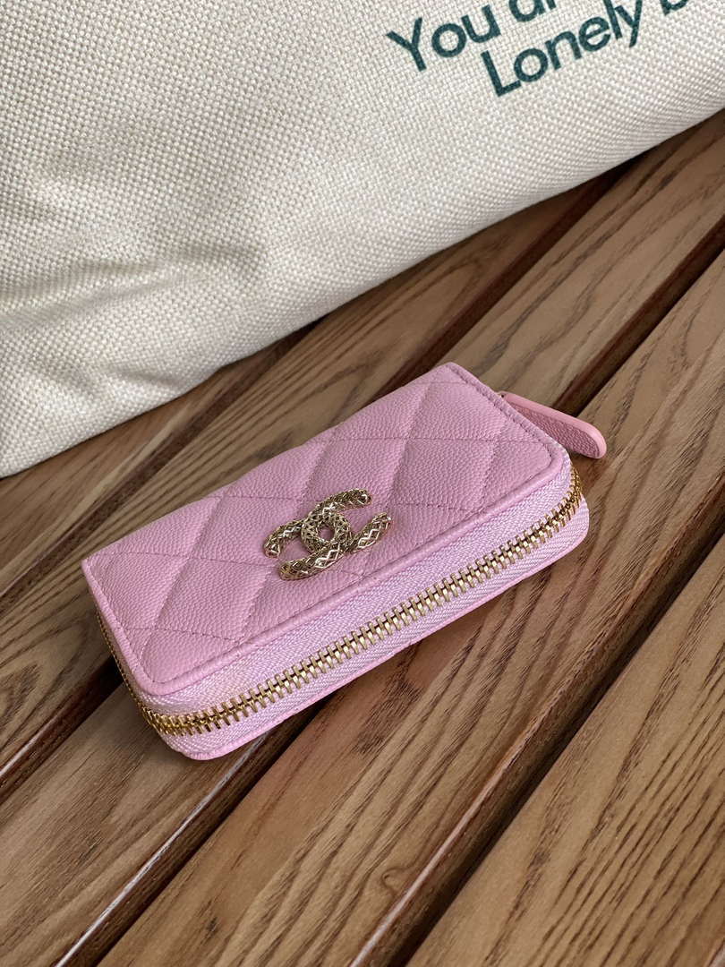 Chanel AP3225 Card Holder Calfskin CC65020