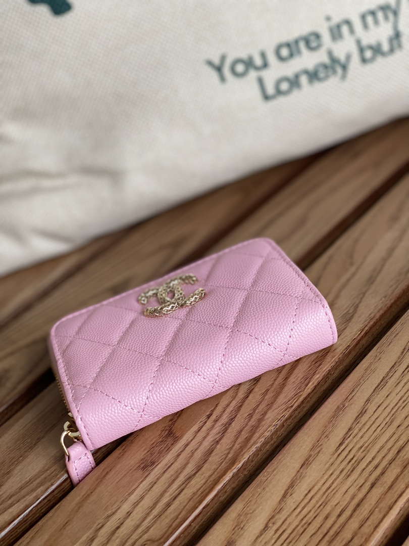 Chanel AP3225 Card Holder Calfskin CC65020