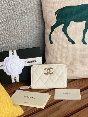 Chanel AP3225 Card Holder Calfskin CC65022 - Default Title - View 1