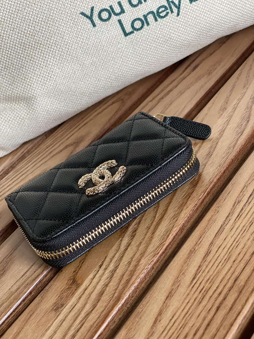Chanel AP3225 Card Holder Calfskin CC65023