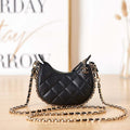 Chanel AP3232 Clutch With Chain Lambskin & Shiny Light Gold Metal Black - Default Title - View 1
