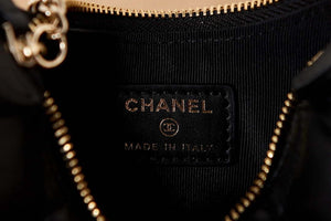 Chanel AP3232 Clutch With Chain Lambskin & Shiny Light Gold Metal Black - Default Title - View 9