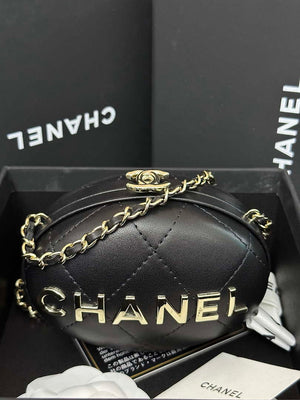 Chanel AP3252 Clutch With Chain Lambskin Black - Default Title - View 1
