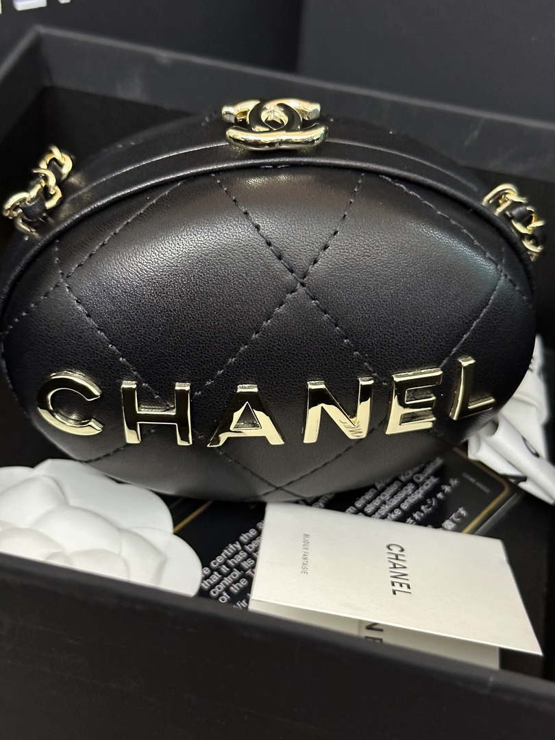 Chanel AP3252 Clutch With Chain Lambskin Black - Default Title - View 6