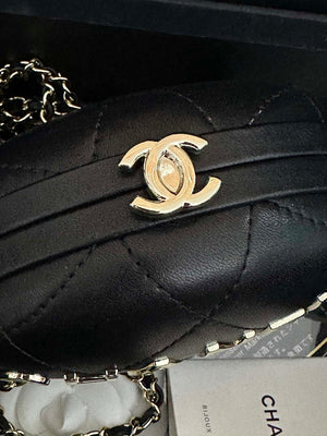 Chanel AP3252 Clutch With Chain Lambskin Black - Default Title - View 7