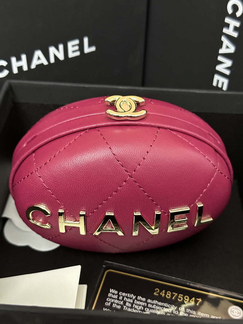 Chanel AP3252 Clutch With Chain Lambskin Wine Red
