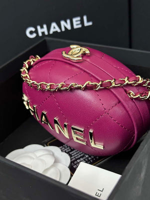 Chanel AP3252 Clutch With Chain Lambskin Wine Red - Default Title - View 3