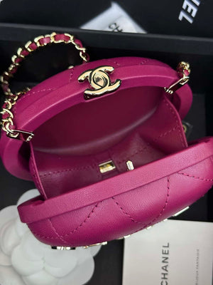 Chanel AP3252 Clutch With Chain Lambskin Wine Red - Default Title - View 9